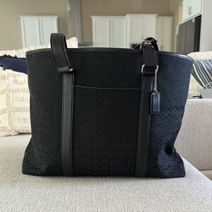 Coach Black Tote Bag